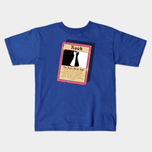 The Stoic Stone Wall Chess Rook Trading Card Kids T-Shirt